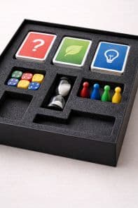 תבנית, במה לקלפים - דפוס יזמה