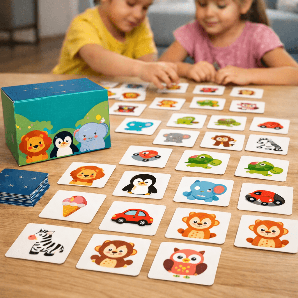 הדפסת משחק זכרון לילדי הגן - דפוס יזמה