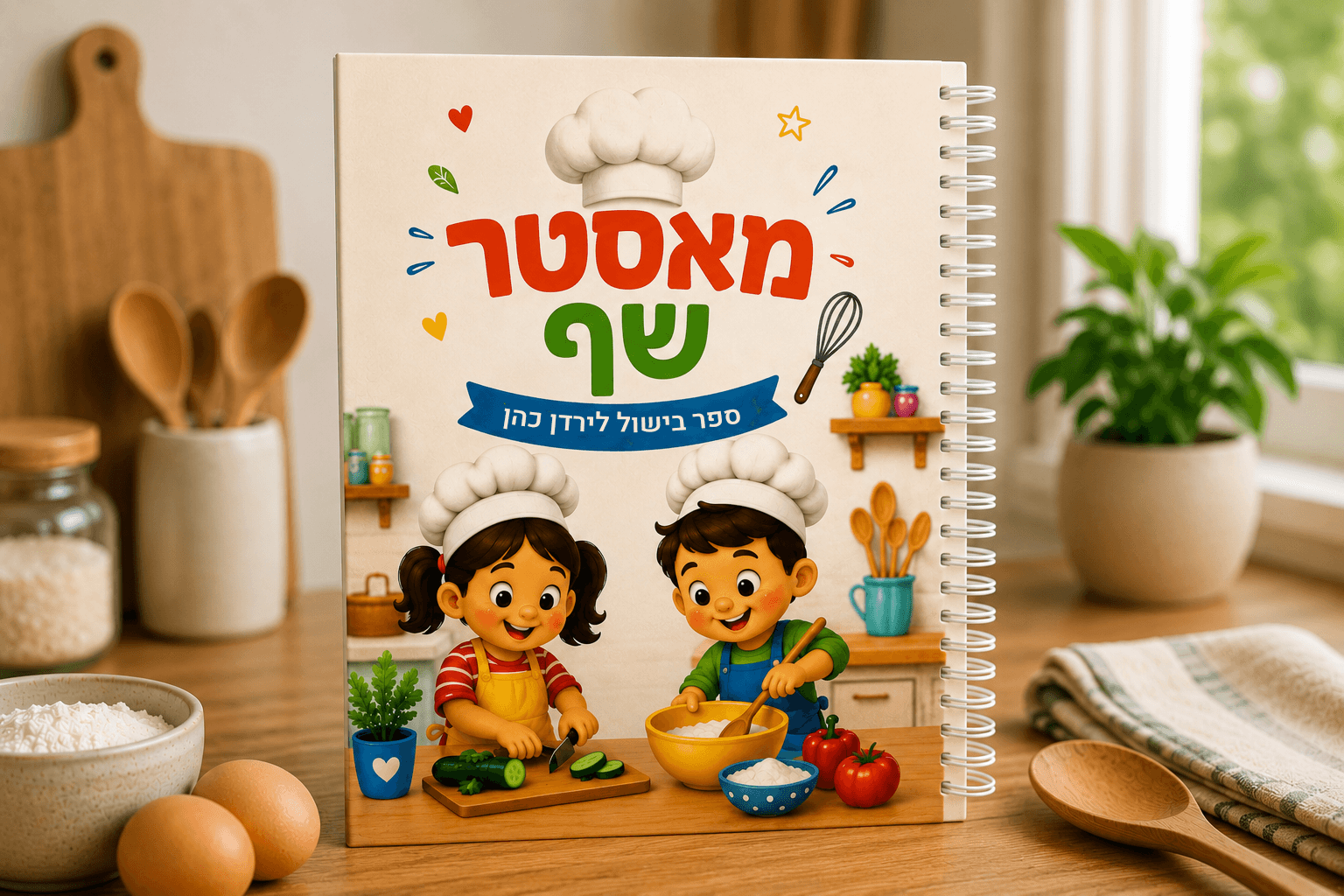 ספר מאסטר שף אישי לילדים