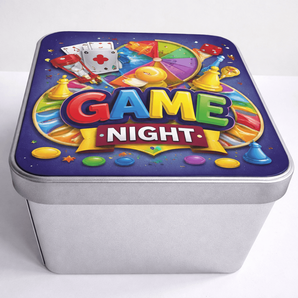 קופסת פח לקלפים - דפוס יזמה