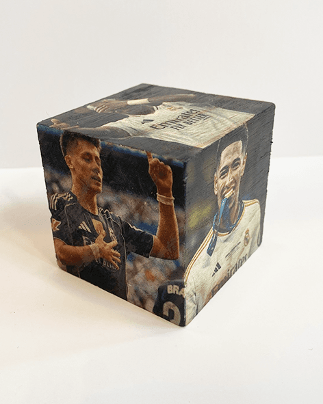 קוביית עץ מודפסת - דפוס יזמה