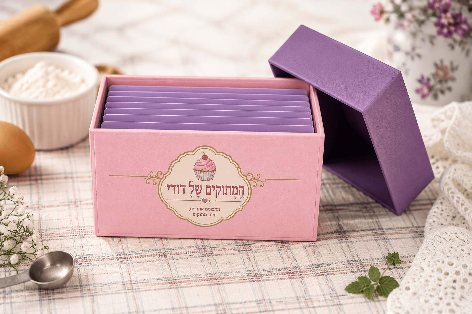 תיבת המתכונים שלי - דפוס יזמה