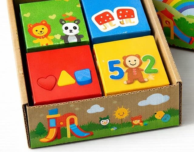 הדפסה על קוביות עץ